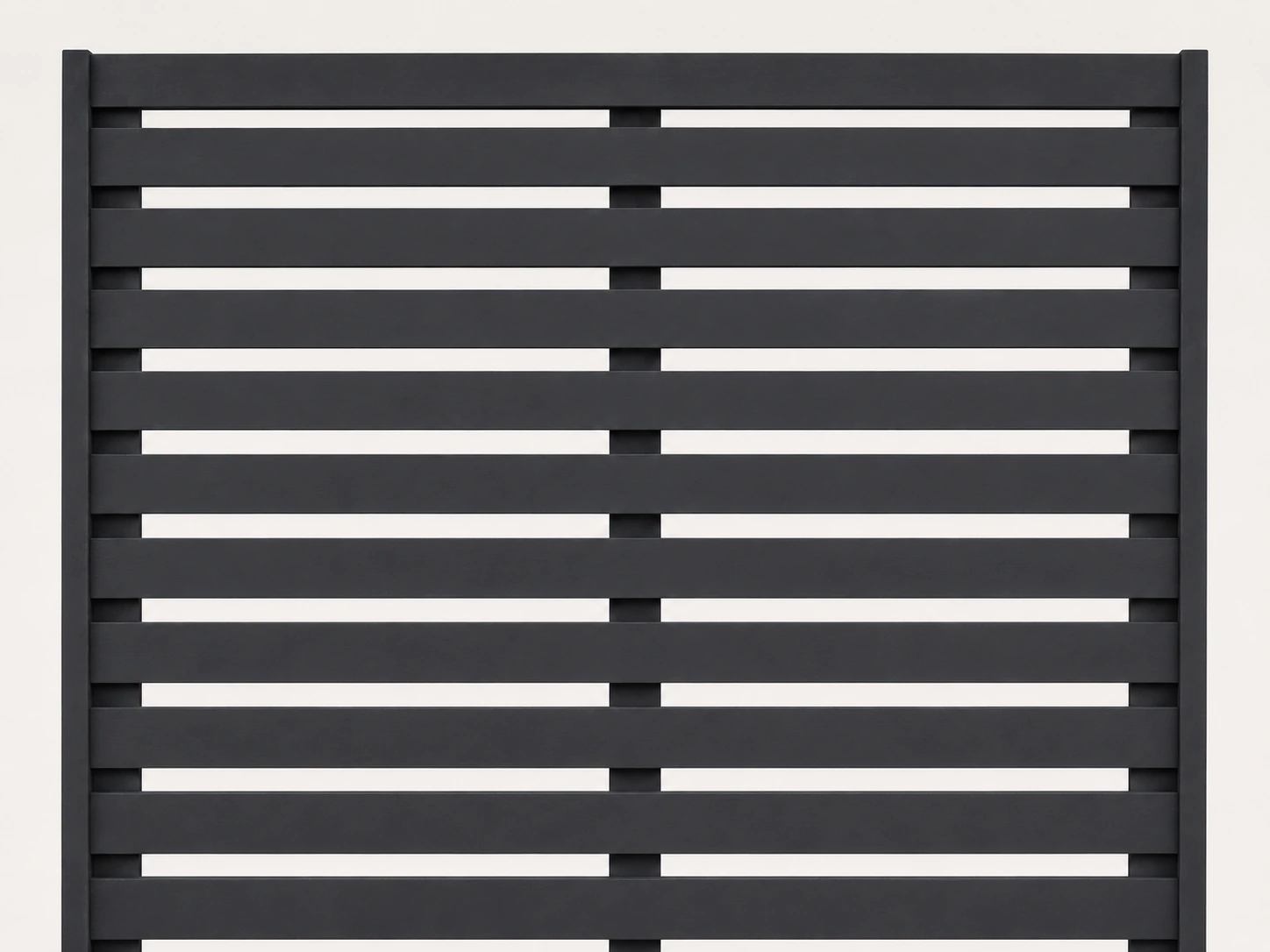 Clean product view of the privacy-screen slat panel